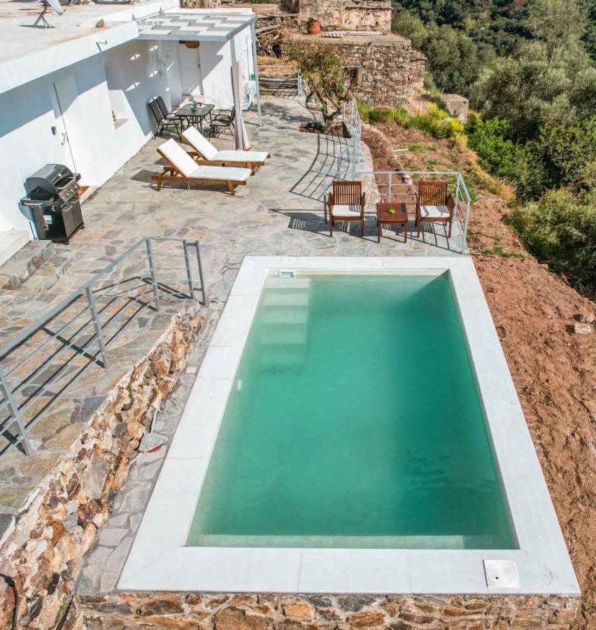 Kampos View - Quiet House At The End Of The Road, Private Pool Villa Kámbos Eksteriør bilde